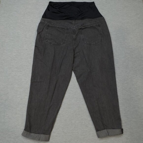 Isabel Maternity By Ingrid Isabel Womens Black Jeans Power Stretch Size 16 NWT - Picture 2 of 16